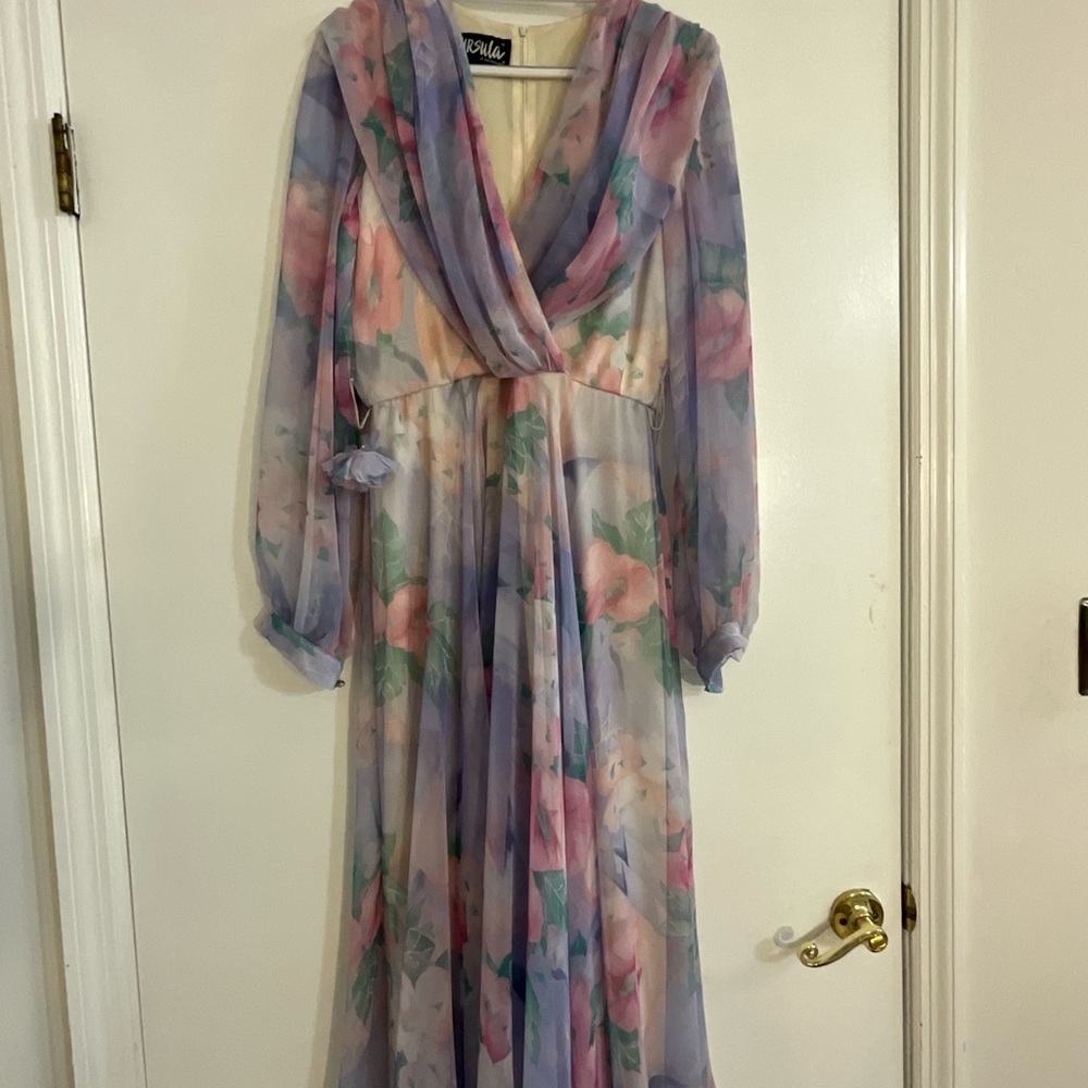 [Ursula] Vintage dress purple/pink